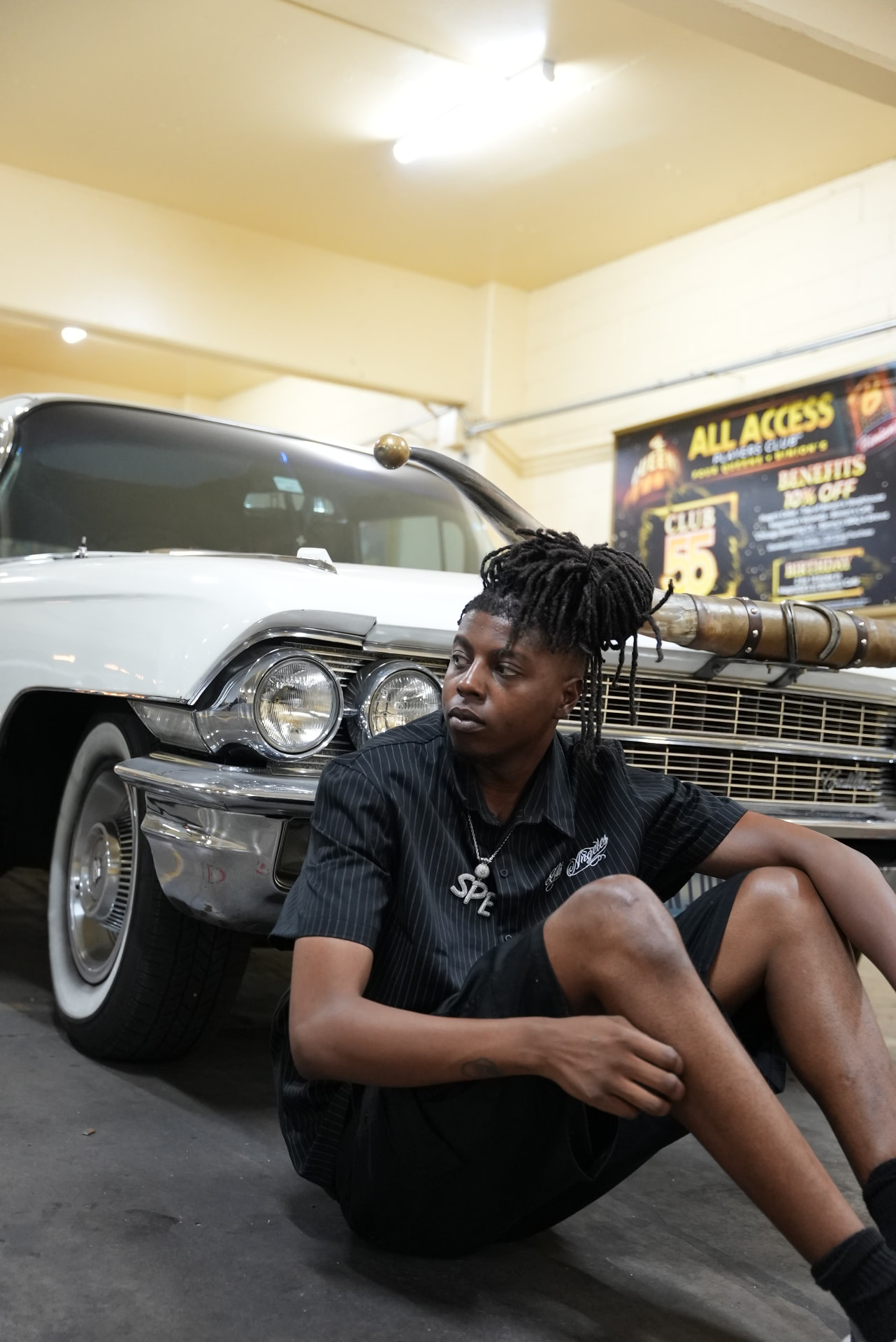 Pinstripes & A Classic Cadillac